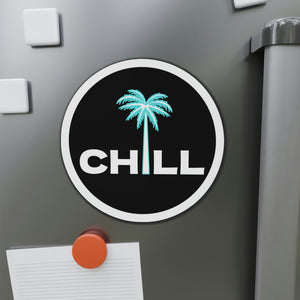 Chill Palm Tree Cruise Door Magnet Cruise Door Magnets Cruise Into