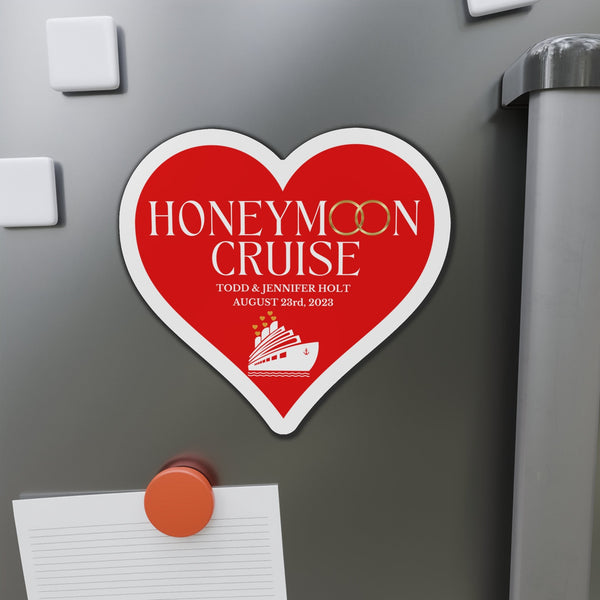 Personalized Honeymoon Cruise Door Magnet Cruise Door Magnets   