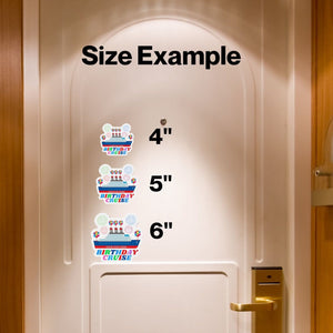 Personalized Birthday Cruise Door Magnet Cruise Door Magnets Cruise Into